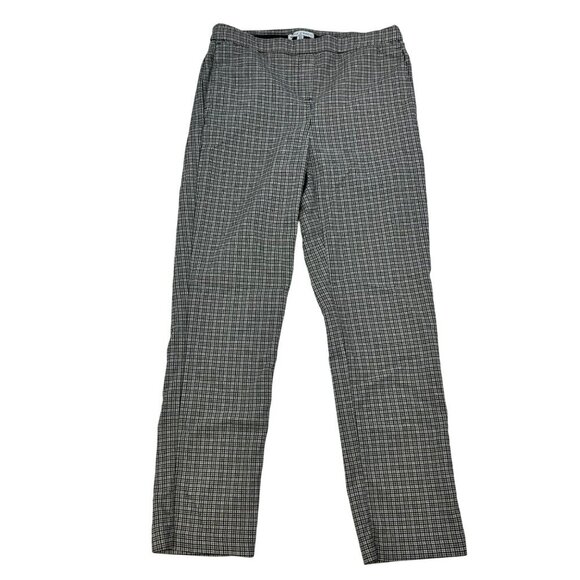 Maison d’Amelie Womens Ankle Dress Pants Pull On Black/White Size 4 Pockets - Picture 1 of 9